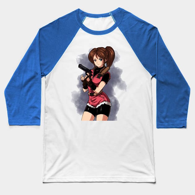 claire Baseball T-Shirt by fancy ghost